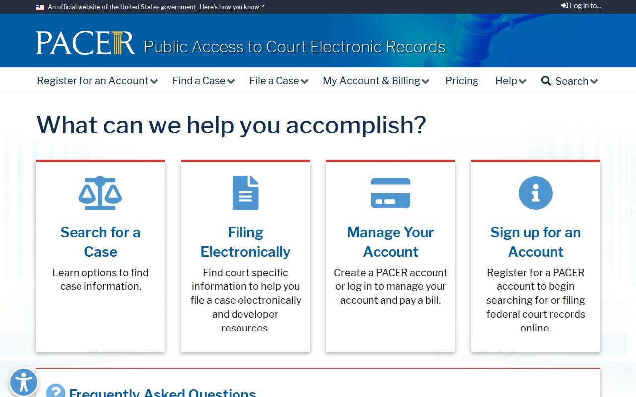 Montague County federal warrant PACER account and fee reference
