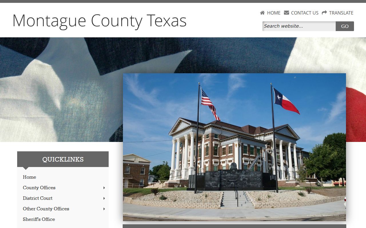 Montague County warrant records office directory reference